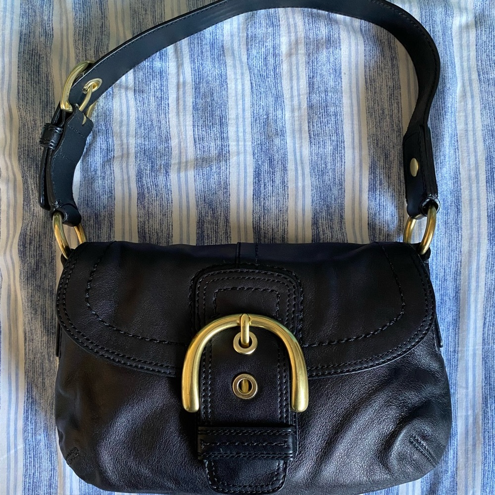 Coach 11840 Black Leather Soho (no Hangtag)